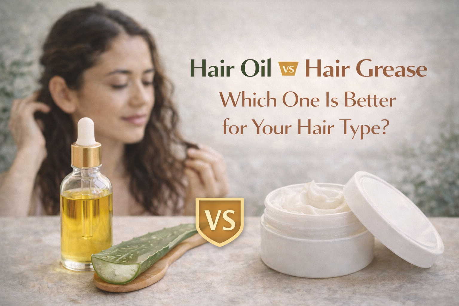 Hair Oil vs Hair Grease