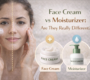 Face cream vs moisturizer explained 90x80