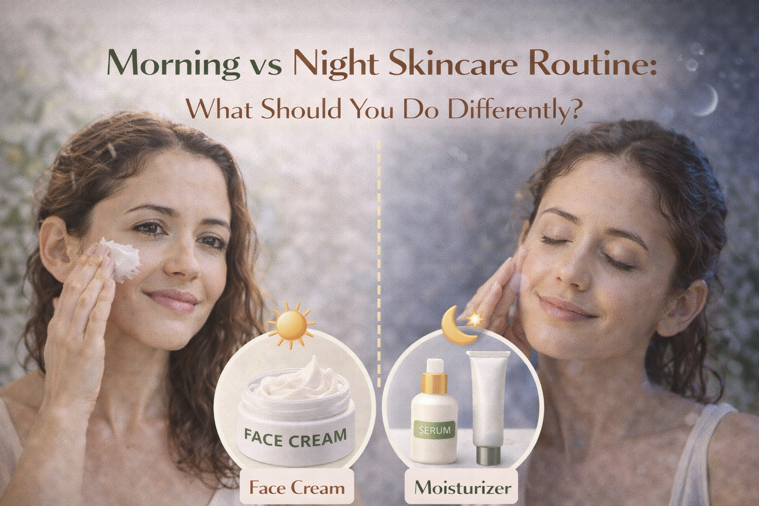 Morning vs Night Skincare